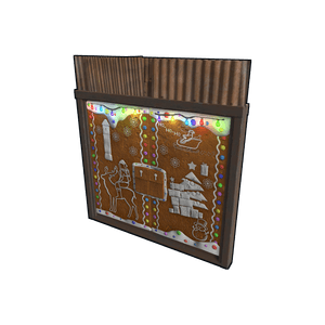 Rust Christmas Double Door