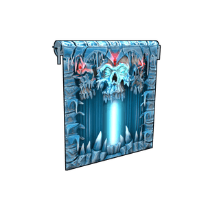 Frozen Crypt Garage Door