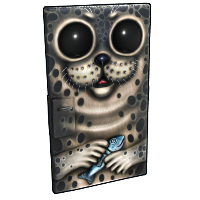 Harbor Seal Door in Rust