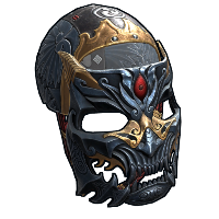 Shogun Facemask in Rust