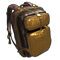 Gold Chains Backpack in Rust