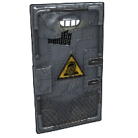 Protector Sheet Metal Door in Rust