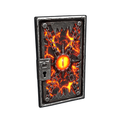 Watcher of Doom Metal Door