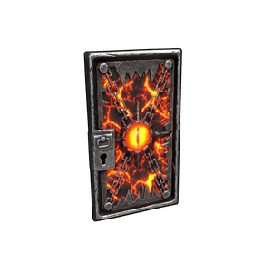 Watcher of Doom Metal Door