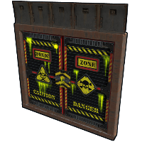Toxic Armored Double Door in Rust