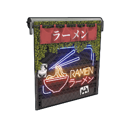 Ramen Garage Door