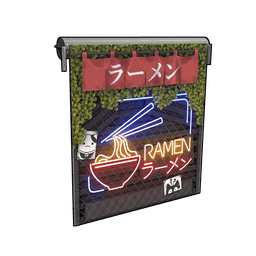 Ramen Garage Door