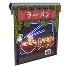 Ramen Garage Door