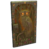 Moon Guard Door in Rust