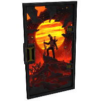 Shadowborn Armored Door in Rust