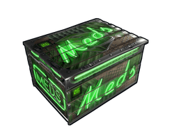 Neon Small Meds Storage