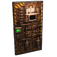 Junkernaught Metal Door in Rust