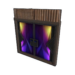 Tempered Sheet Metal Double Door