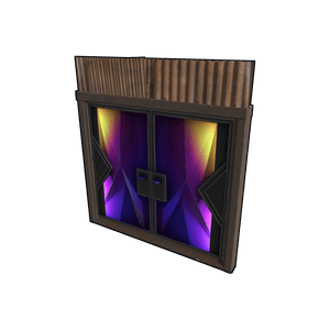 Tempered Sheet Metal Double Door