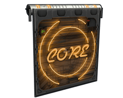 Neon Core Garage Door