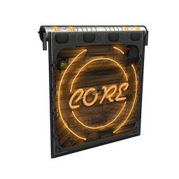 Neon Core Garage Door