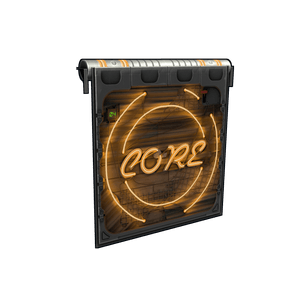 Neon Core Garage Door