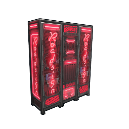 Neon Roadsign Locker