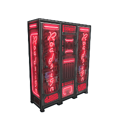 Neon Roadsign Locker