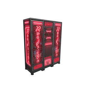 Neon Roadsign Locker