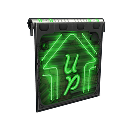 Neon Up Garage Door