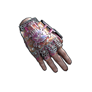 Apocalyptic Roadsign Gloves