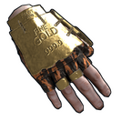 Gold Chains Roadsign Gloves