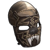Desert Beast Facemask in Rust