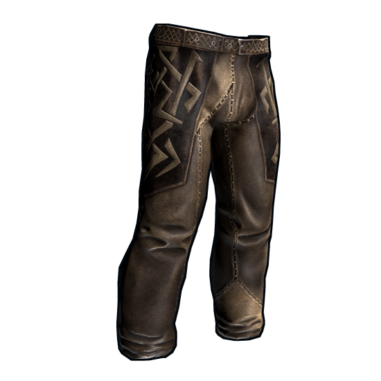 Desert Beast Burlap Pants in Rust