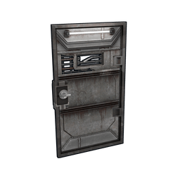 Brutalist Armored Door