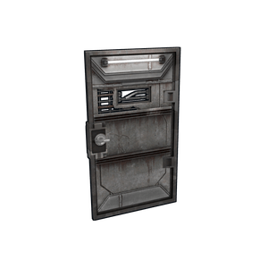Brutalist Armored Door
