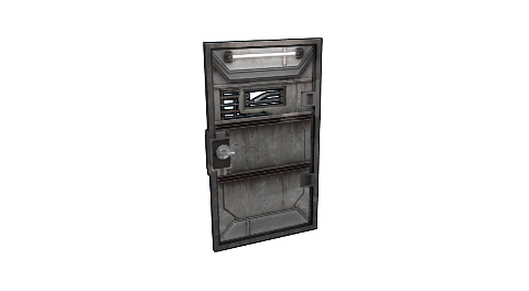 Brutalist Armored Door