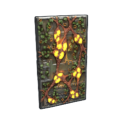 Plague Metal Door