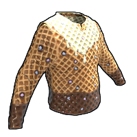 Sweet Treat Burlap Shirt in Rust