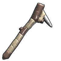 Inflatable Stone Pickaxe in Rust