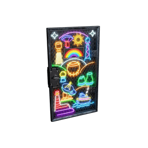 Neon Vibes Armored Door