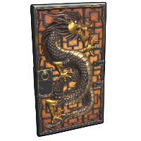 Year of the Dragon Door in Rust
