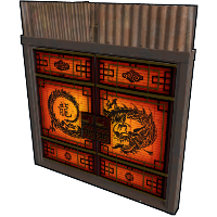 Loong Double Door in Rust