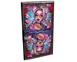 Love Arrow Metal Door