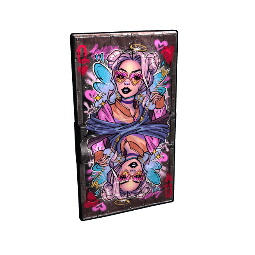 Love Arrow Metal Door