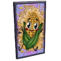 Happy Corn Door in Rust