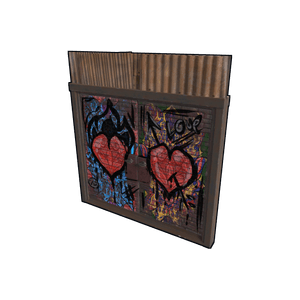 Graffiti Love Double Door