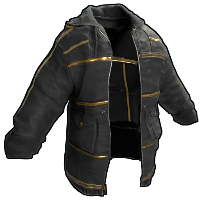 Black Gold Jacket in Rust