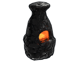 Polished Obsidian Furnace