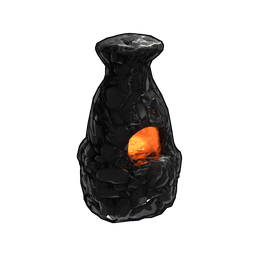 Polished Obsidian Furnace