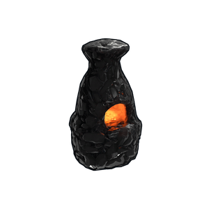 Polished Obsidian Furnace