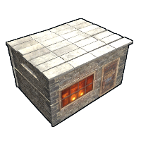 Stone Base Box in Rust