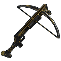 Black Gold Crossbow in Rust