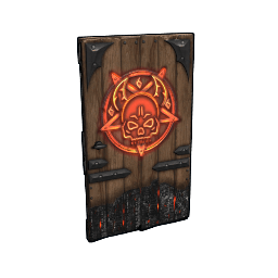 El Diablo Wooden Door