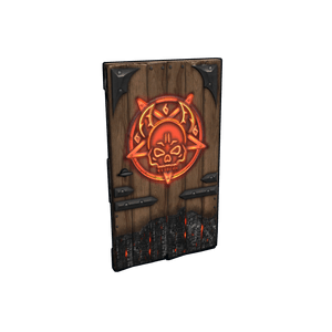 El Diablo Wooden Door